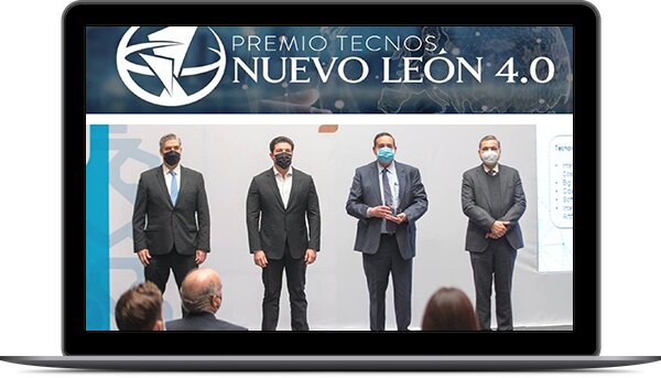 We won the Tecnos Nuevo León 4.0 Award!